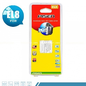 Pin Pisen EN- EL8 - Pin Máy Ảnh Nikon